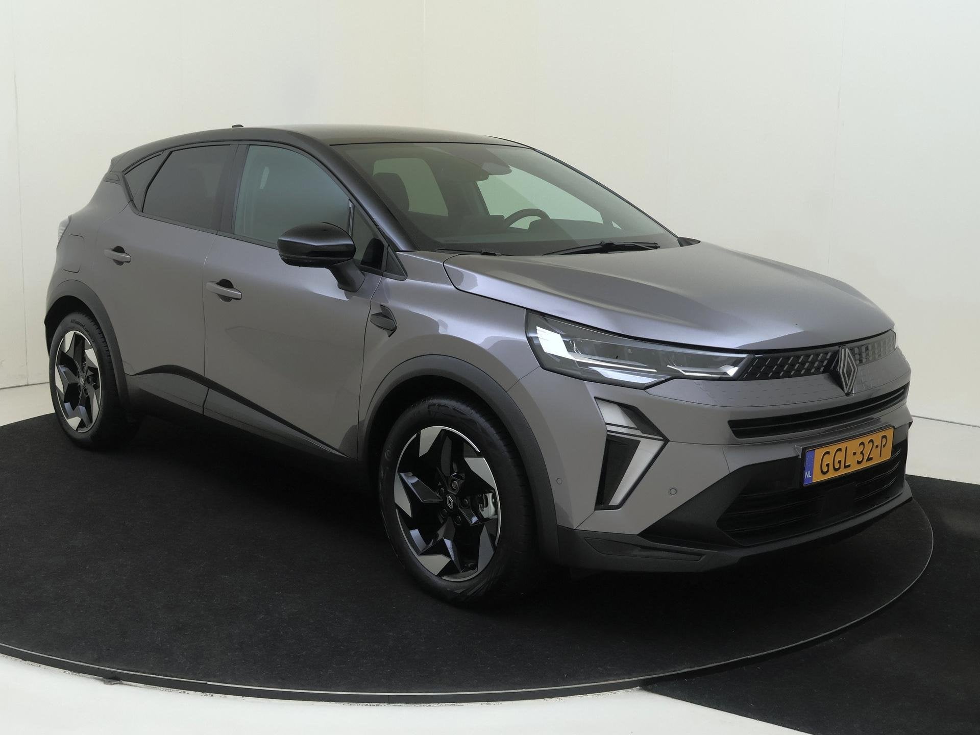 Renault Captur 1.6 E-Tech full hybrid 145PK techno | Automaa, 1345 kg, Gebruikt, Leder en Stof, Origineel Nederlands