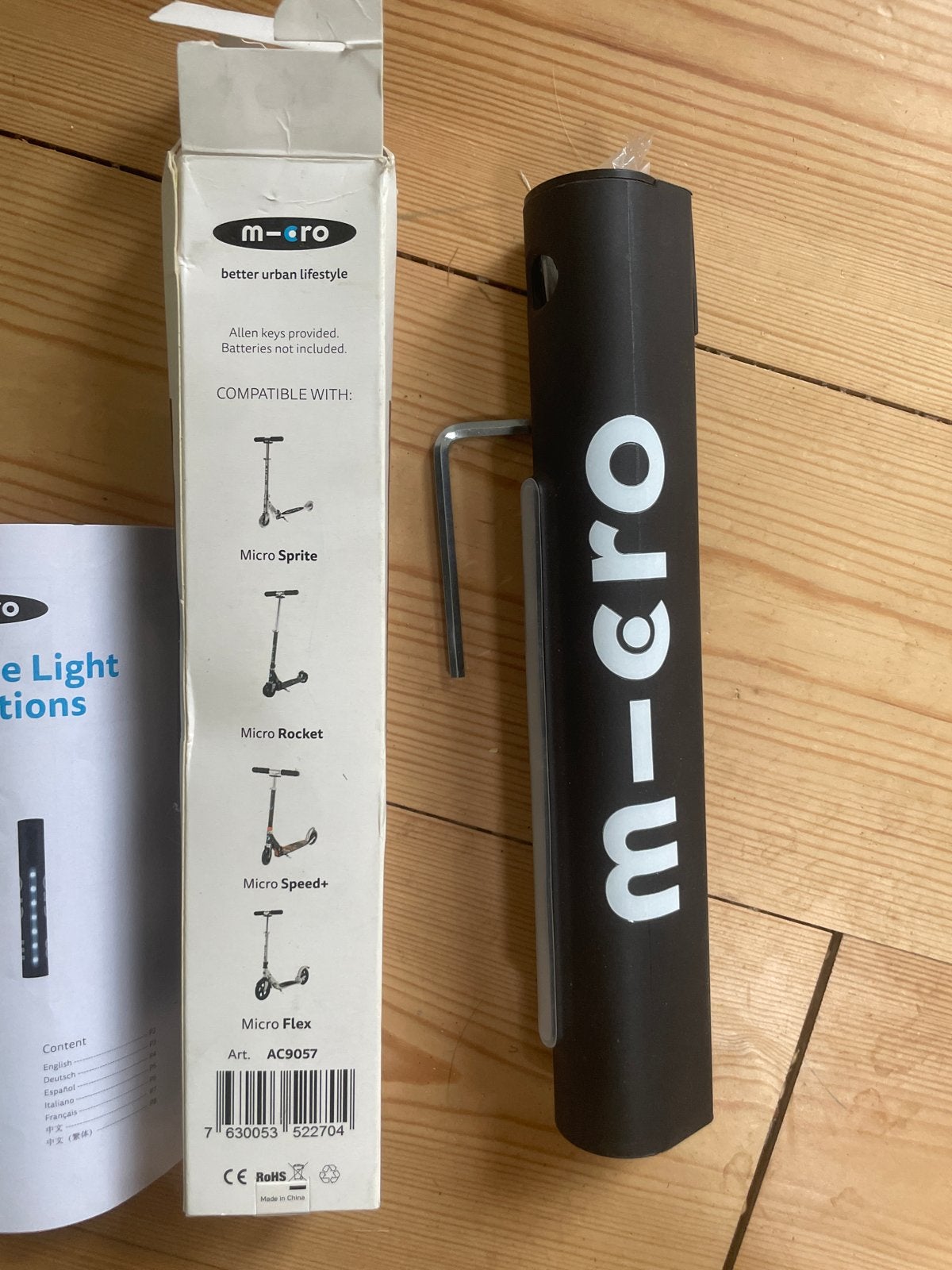 Micro LED Licht voor Steps: Sprite, Rocket, Speed+, Flex, Fietsen en Brommers, Steps, Nieuw, Overige typen, Ophalen