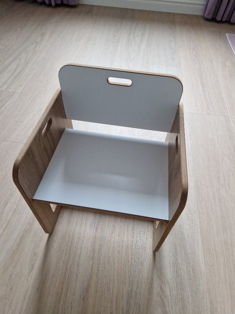 Kindertafeltje en kinderstoeltje, Kinderen en Baby's, Kinderkamer | Tafels en Stoelen, Ophalen, Gebruikt, Tafel(s) en Stoel(en)