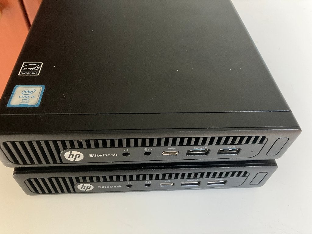 2x HP elitedesk 800 G2 DM mini pc / server vanaf 110 euro, Computers en Software, Servers, 2 tot 3 Ghz, 8 GB, Ophalen of Verzenden