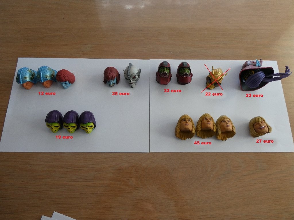 Mondo 1/6 koppen MOTU Masters of the Universe, Ophalen of Verzenden, Zo goed als nieuw