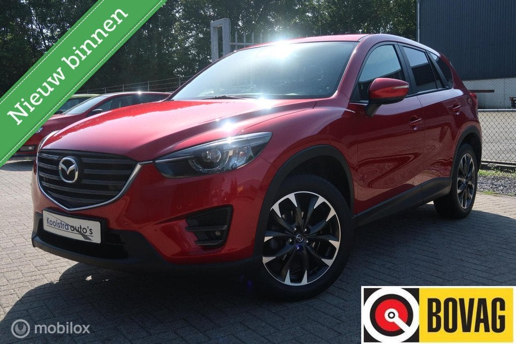 Mazda CX-5 2.0 SkyActiv-G 165 Nakama TREKHAAK, CAMERA BOSE, Auto's, Mazda, Voorwielaandrijving, 1998 cc, Stof, Zwart