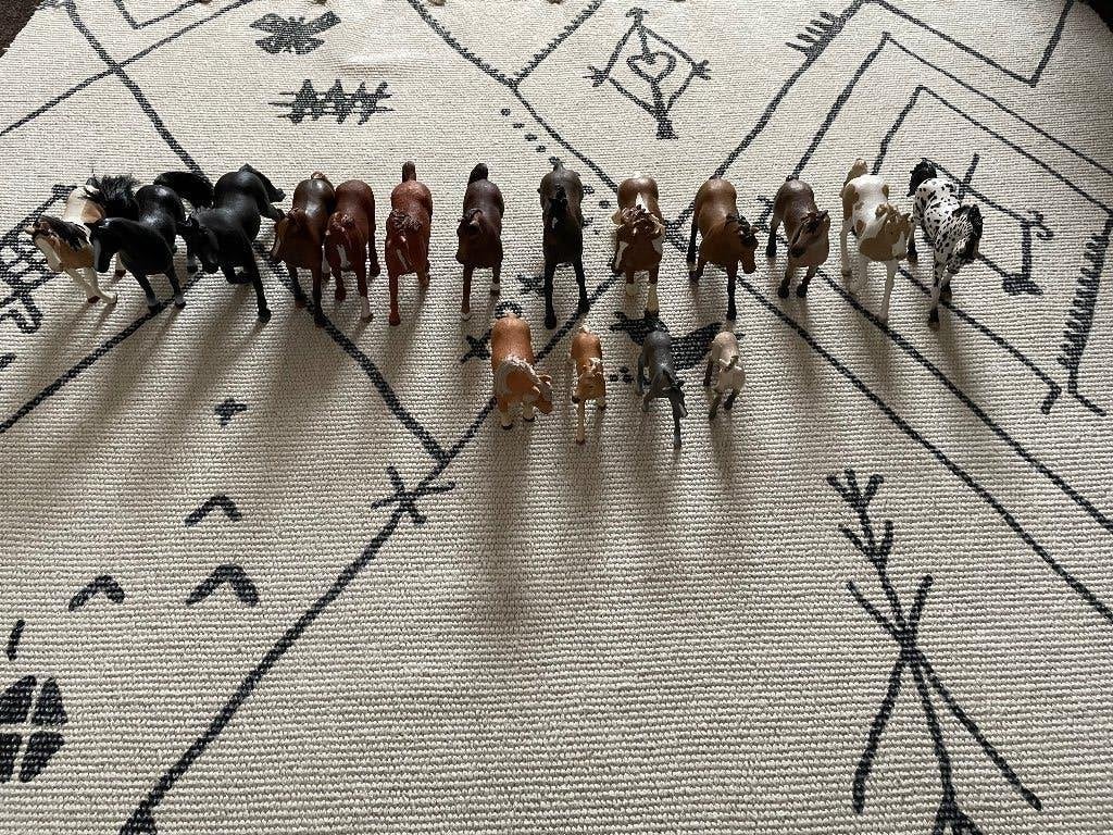 17 Schleich paarden / pony’s / veulens, Ophalen of Verzenden, Zo goed als nieuw