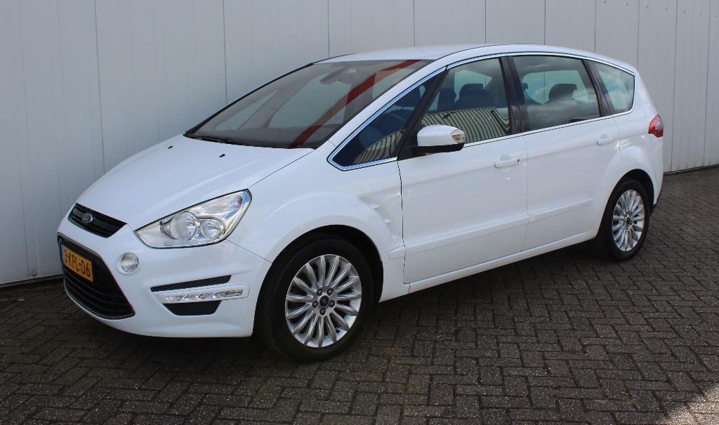 Ford S-Max 1.6 16V Ecoboost 160pk Titanium AIRCO ZEER MOOI!!, Auto's, Ford, Voorwielaandrijving, Zwart, 4 cilinders, 1600 cc