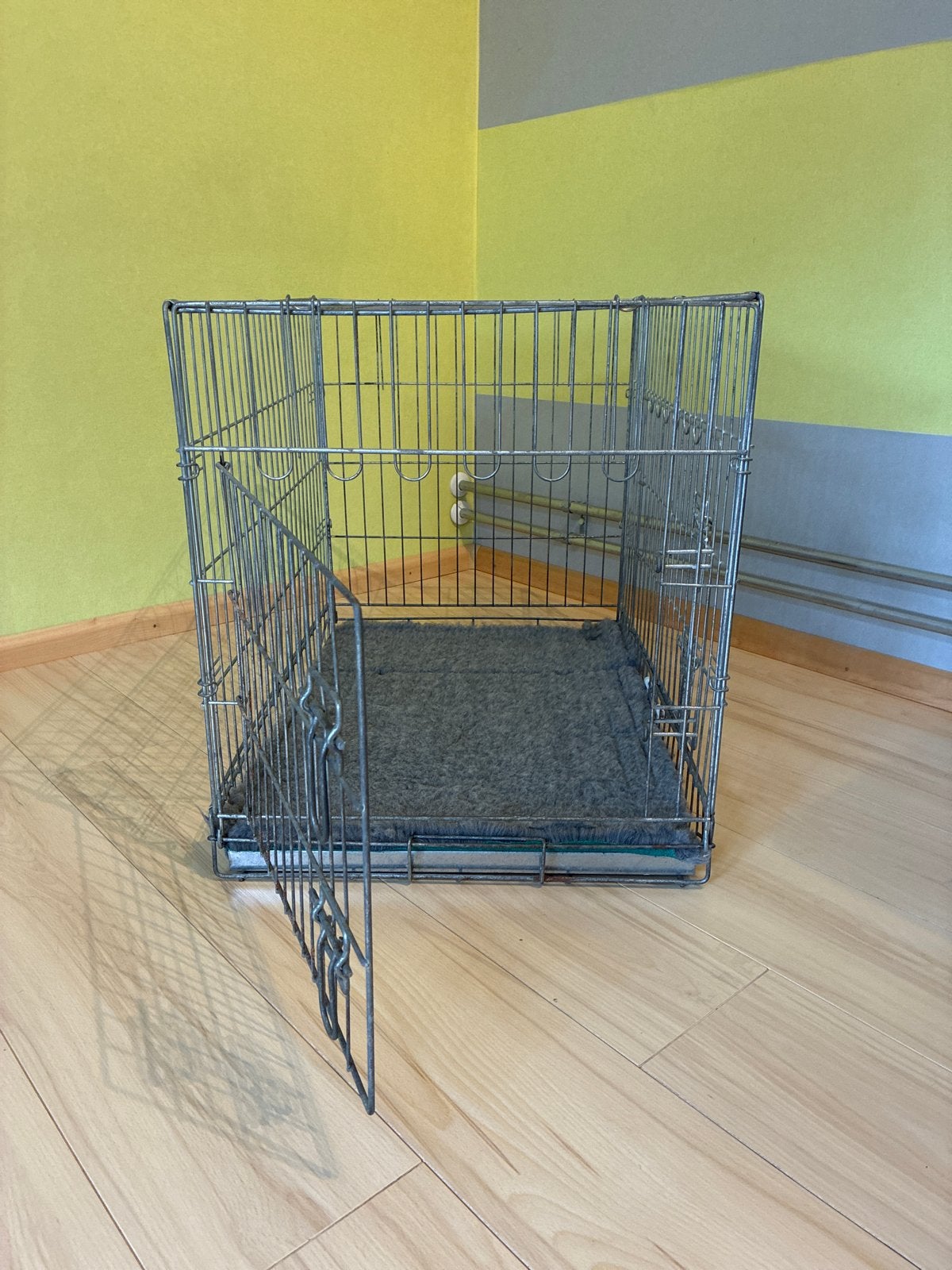 Opvouwbare hondenbench, Ophalen, Gebruikt