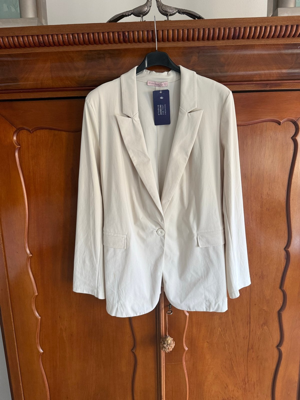 Studio Anneloes Blazer - Nieuw met kaartjes, Kleding | Dames, Jasjes, Kostuums en Pakken, Beige, Maat 42/44 (L), Nieuw, Ophalen of Verzenden