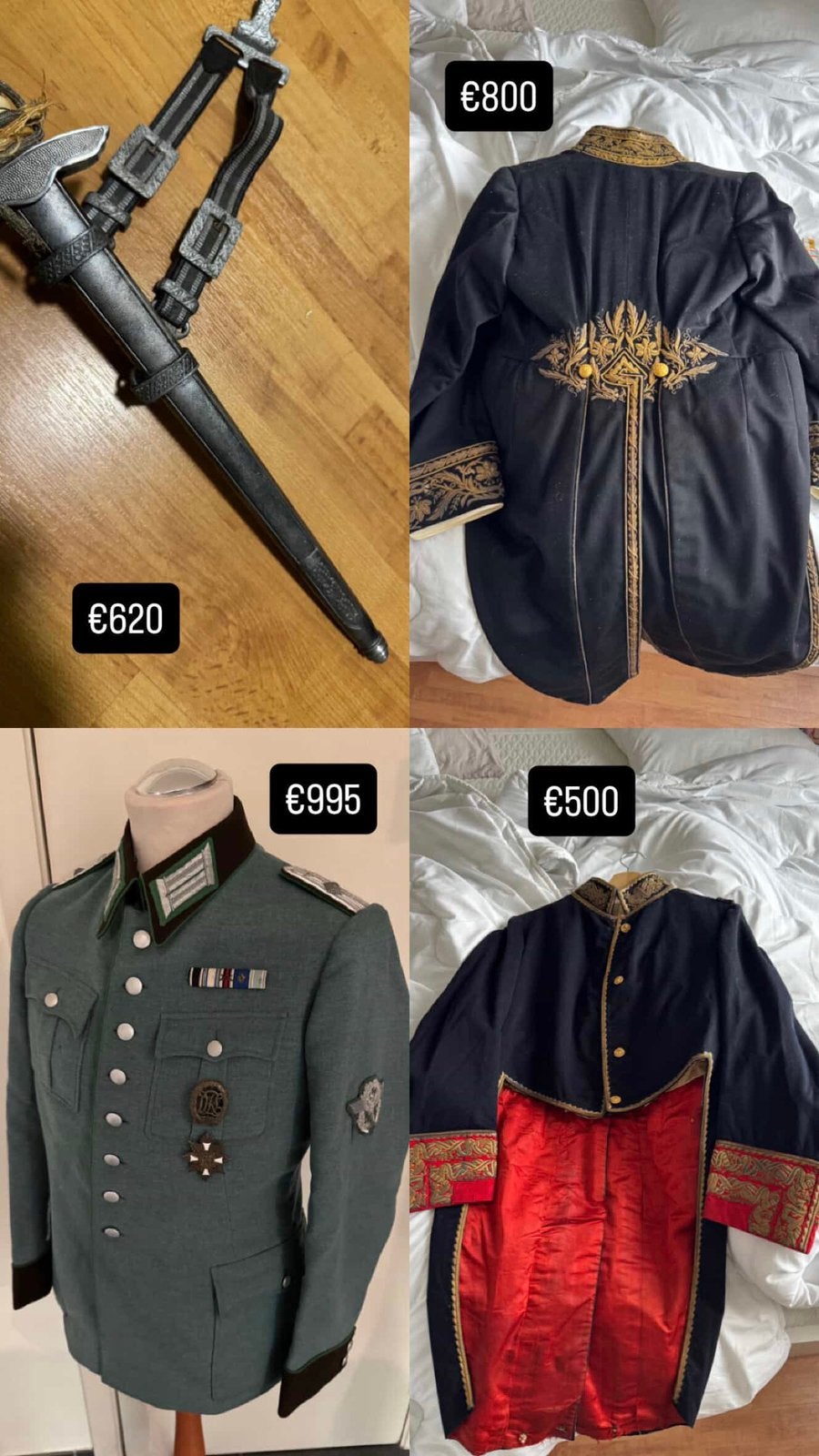 wo1 wo2 kepie pinhelm schirmmütze tschako uniform, Ophalen of Verzenden, Overige gebieden, Embleem of Badge