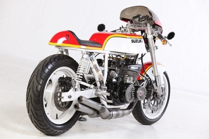 Suzuki GT550 Custom street/track racer, Occasion, Bedrijf, 3 cilinders, Sport
