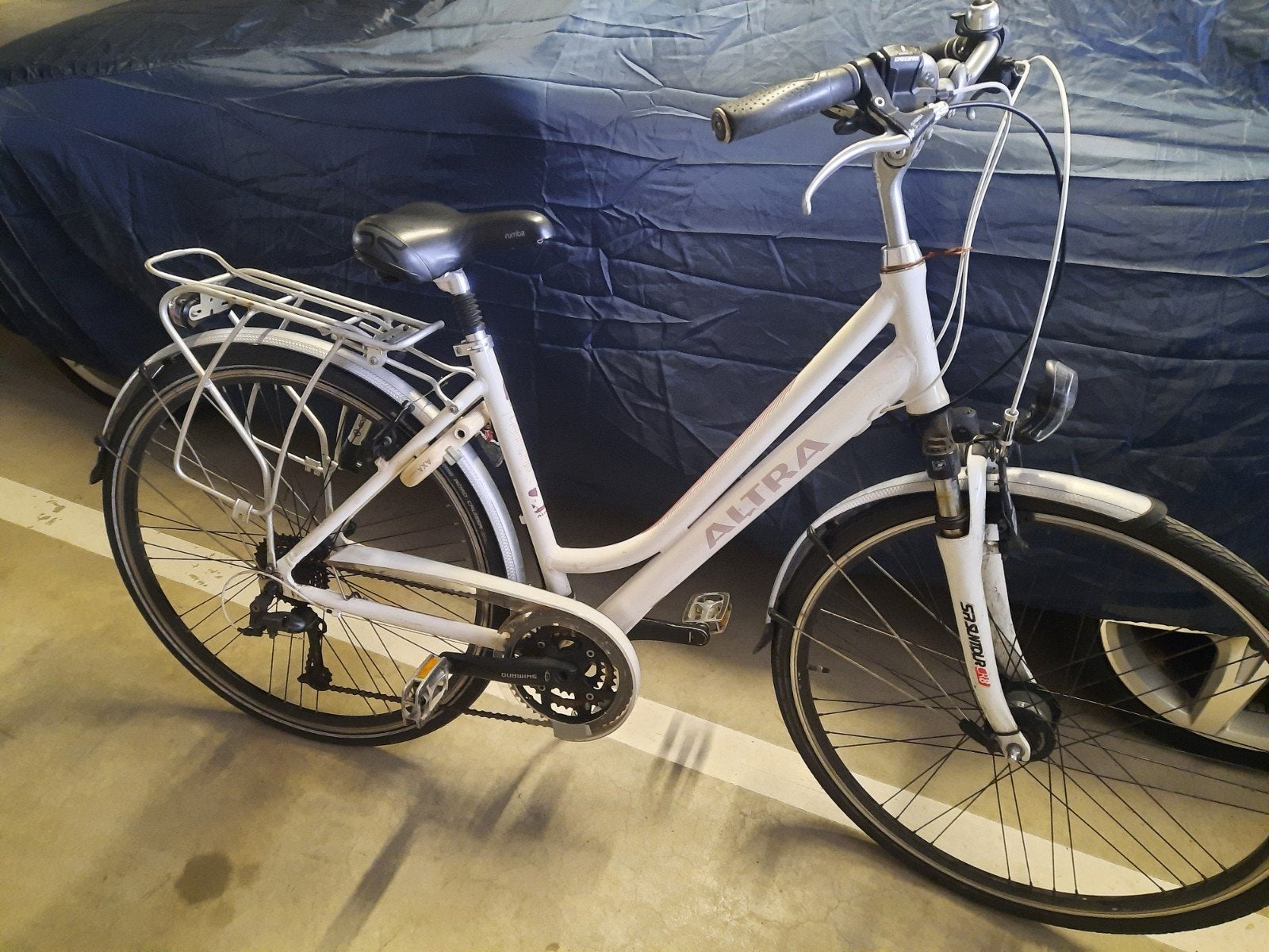 Altra damesfiets met 24 versnellingen, Gebruikt, Velgrem, Versnellingen, 50 tot 53 cm