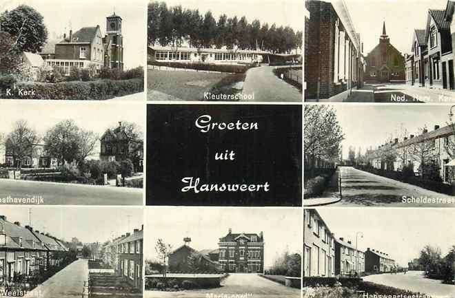 301-359-043 Hansweert Groeten uit, Verzamelen, Verzenden, Voor 1920, Zeeland