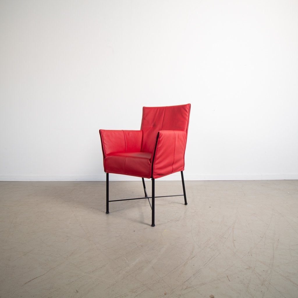 Montis Geraldine Fauteuil Rood Leer, Niet ingevuld, Nieuw, Niet ingevuld, Niet ingevuld