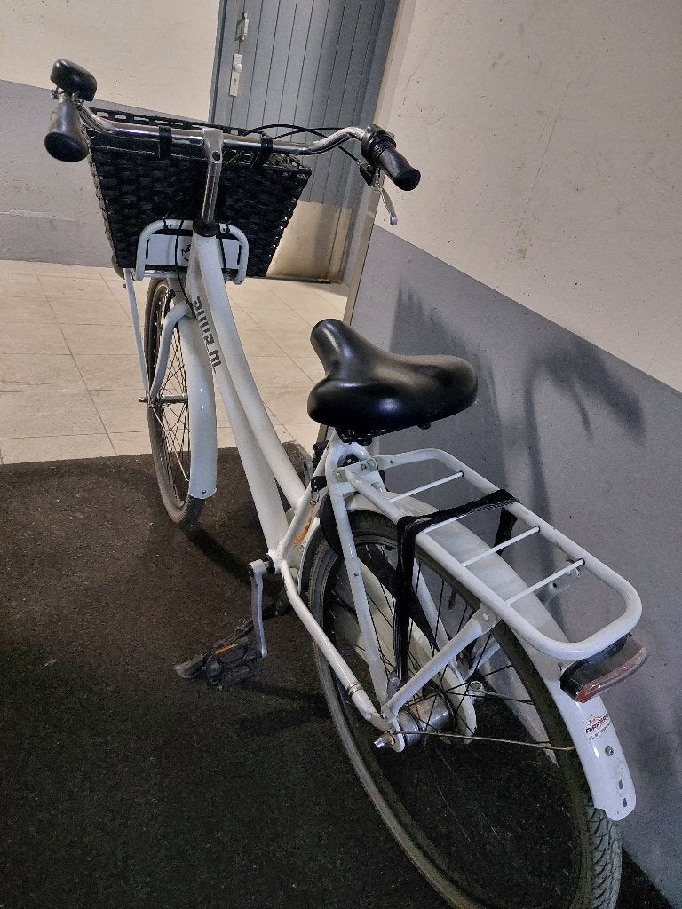 Meisjes fiets 26 inch, Fietsen en Brommers, Fietsen | Meisjes, Terugtraprem, Gebruikt, Handrem, Gazelle Puur NL