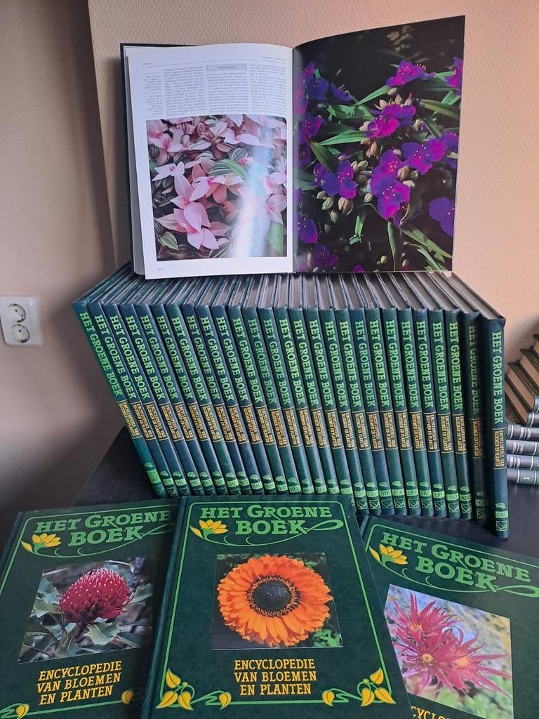 Het Groene Boek: Bloemen en Planten, Boeken, Encyclopedieën, Zo goed als nieuw, Complete serie, Bloemen en Planten, Ophalen of Verzenden