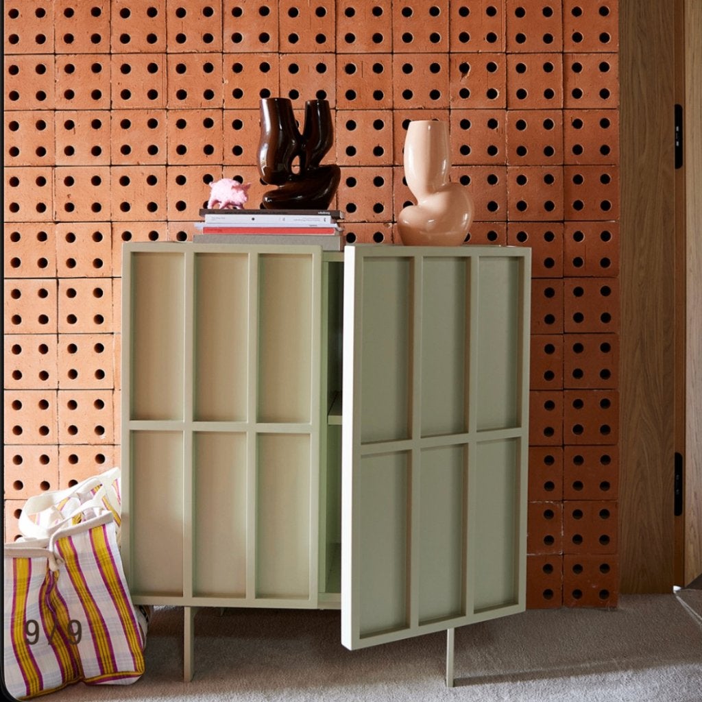 Kast crème van HKLiving nog in fantastische staat, Overige houtsoorten, Gebruikt, Minder dan 100 cm, Modern, retro, geinspireerd op de jaren 60