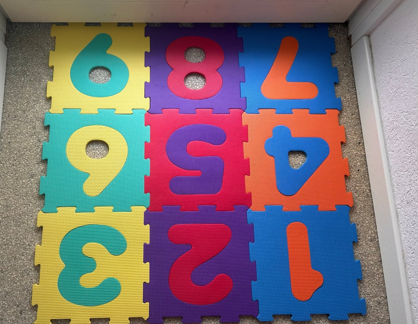 Speelkleed cijfers - kleurrijk en educatief, Ophalen, Gebruikt, Speelkleed