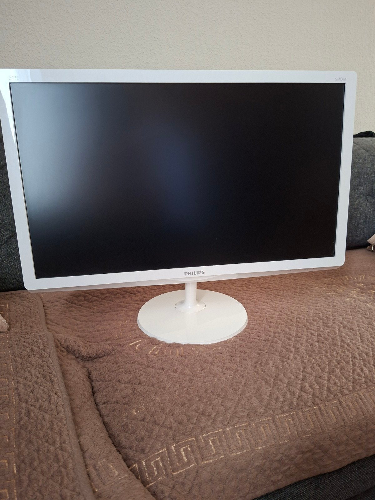 Philips 247E Monitor - Wit, Full HD, Computers en Software, Monitoren, Philips, Kantelbaar, Full HD, Ophalen of Verzenden