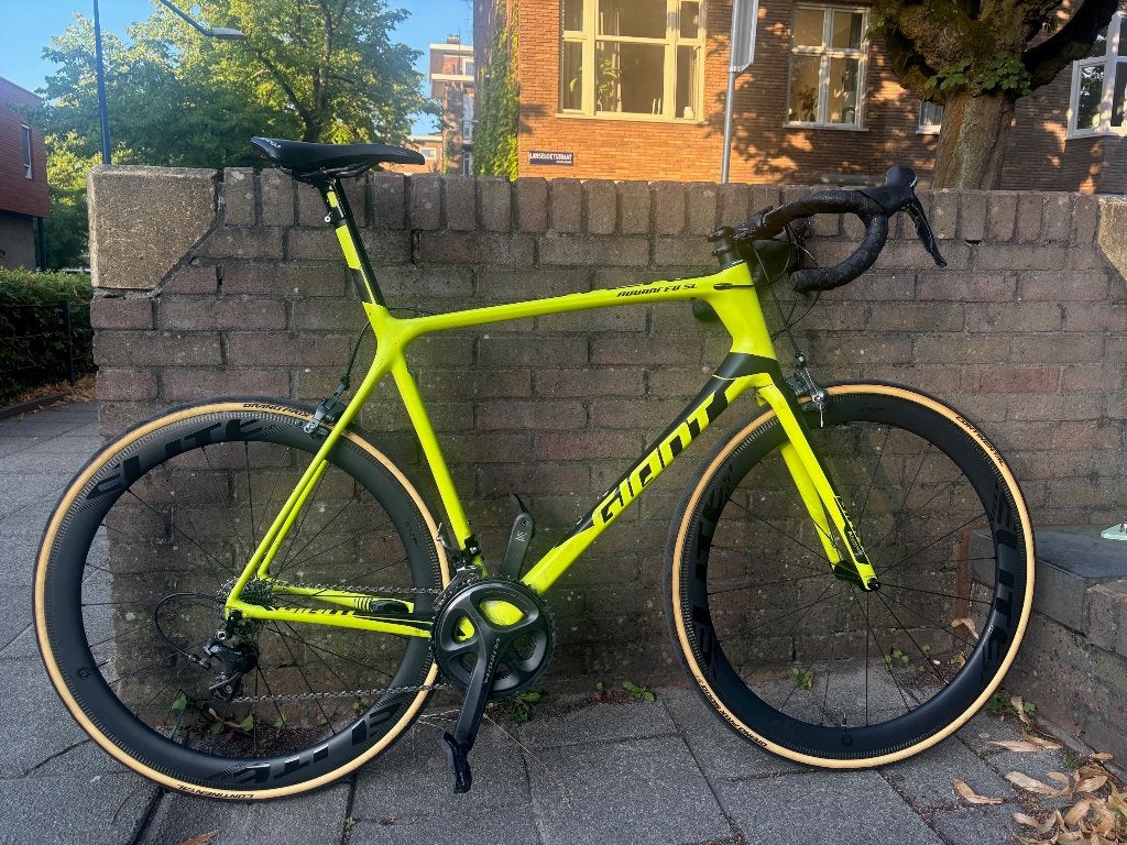 Giant TCR Advanced SL Carbon Racefiets/Wielen - Ultegra - XL, Ophalen, 28 inch, Gebruikt, Carbon