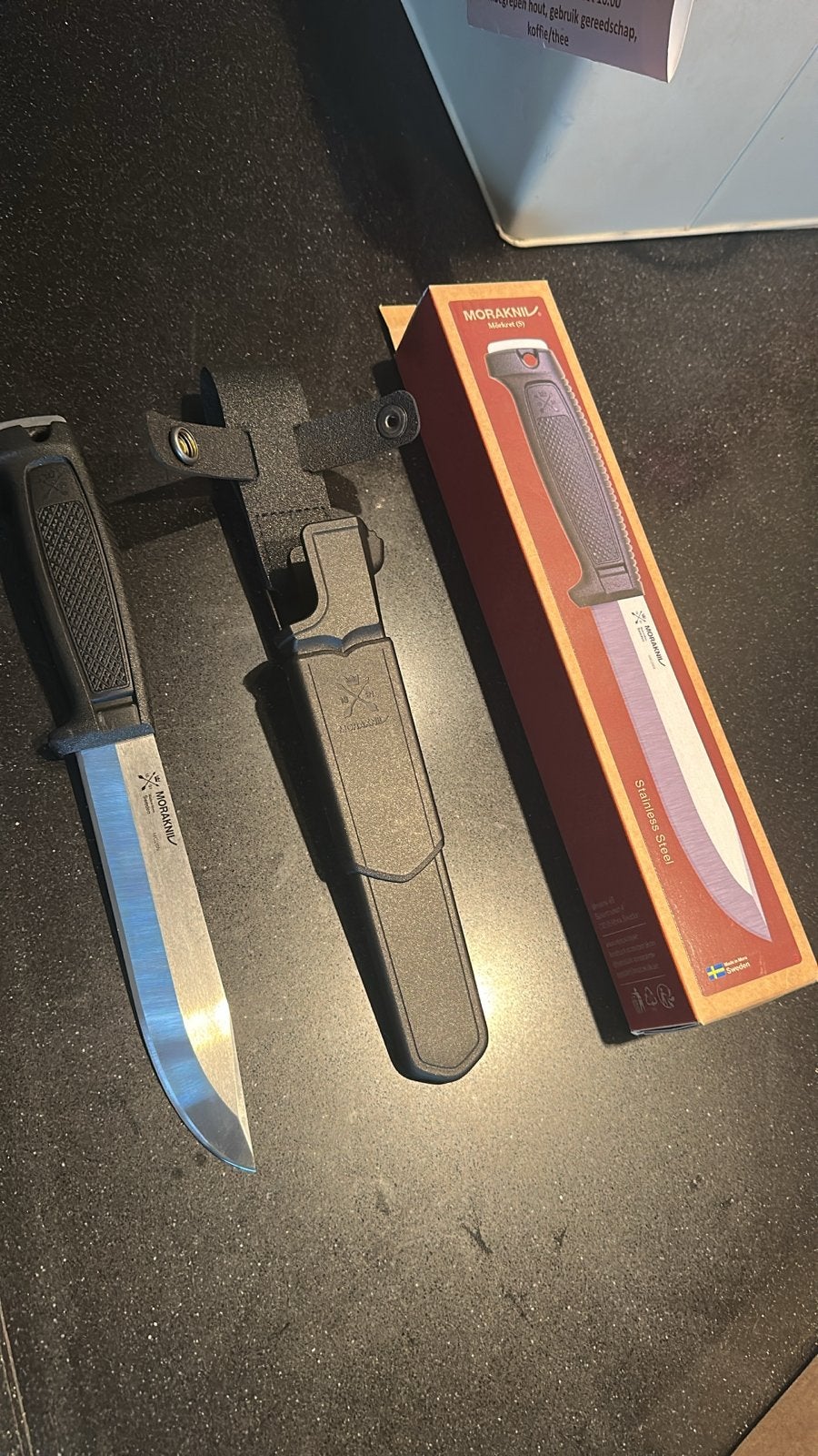 Morakniv Morkret (S) - Nieuw vaststaand mes 14C28N, Ophalen of Verzenden, Nieuw, Snijgereedschap, Overige merken