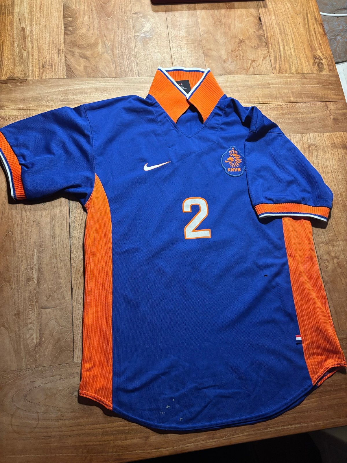 Vintage Nike KNVB Nederland Voetbalshirt Maat L, Maat L, Ophalen of Verzenden, Gebruikt, Shirt