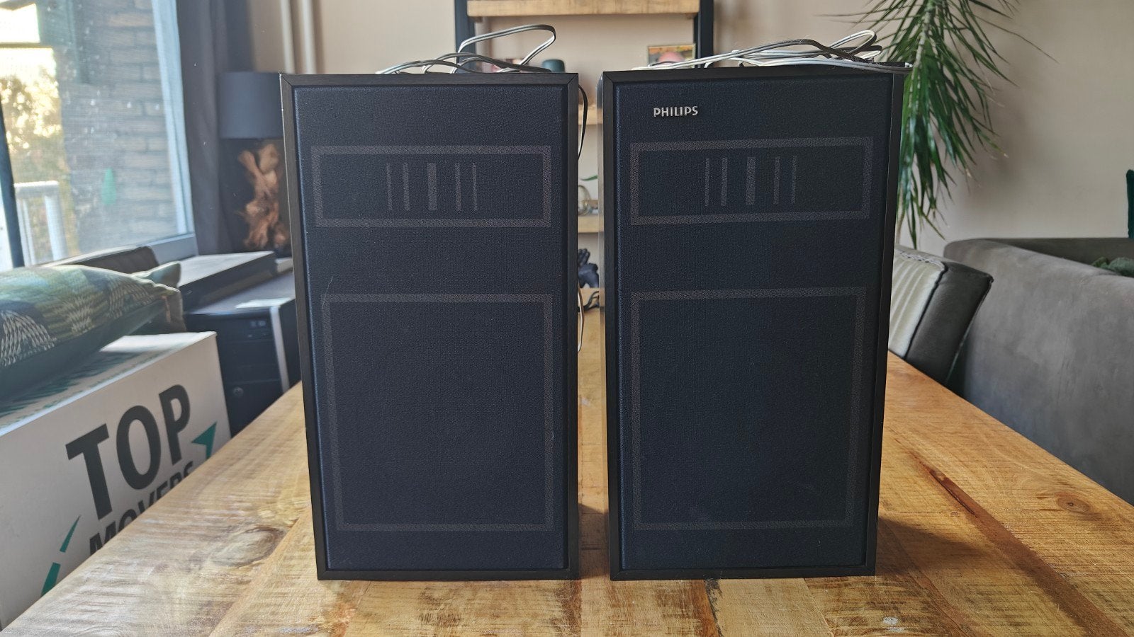 Philips 70FB151/11P Boekenplank Luidsprekers (Set van 2), Ophalen, Philips, Gebruikt, Minder dan 60 watt