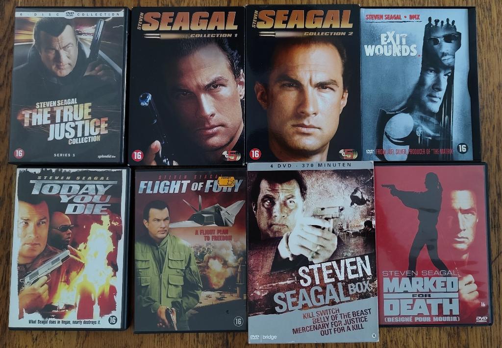 Steven Seagal dvd collectie, Cd's en Dvd's, Dvd's | Actie, Vanaf 12 jaar, Ophalen of Verzenden, Gebruikt, Actie