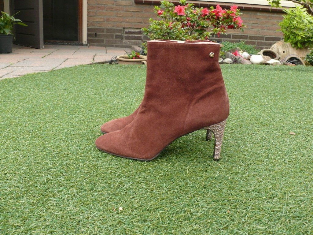 Floris van Bommel Laarsjes maat 42 als nieuw, Kleding | Heren, Schoenen, Bruin, Boots, Floris van Bommel, Ophalen of Verzenden
