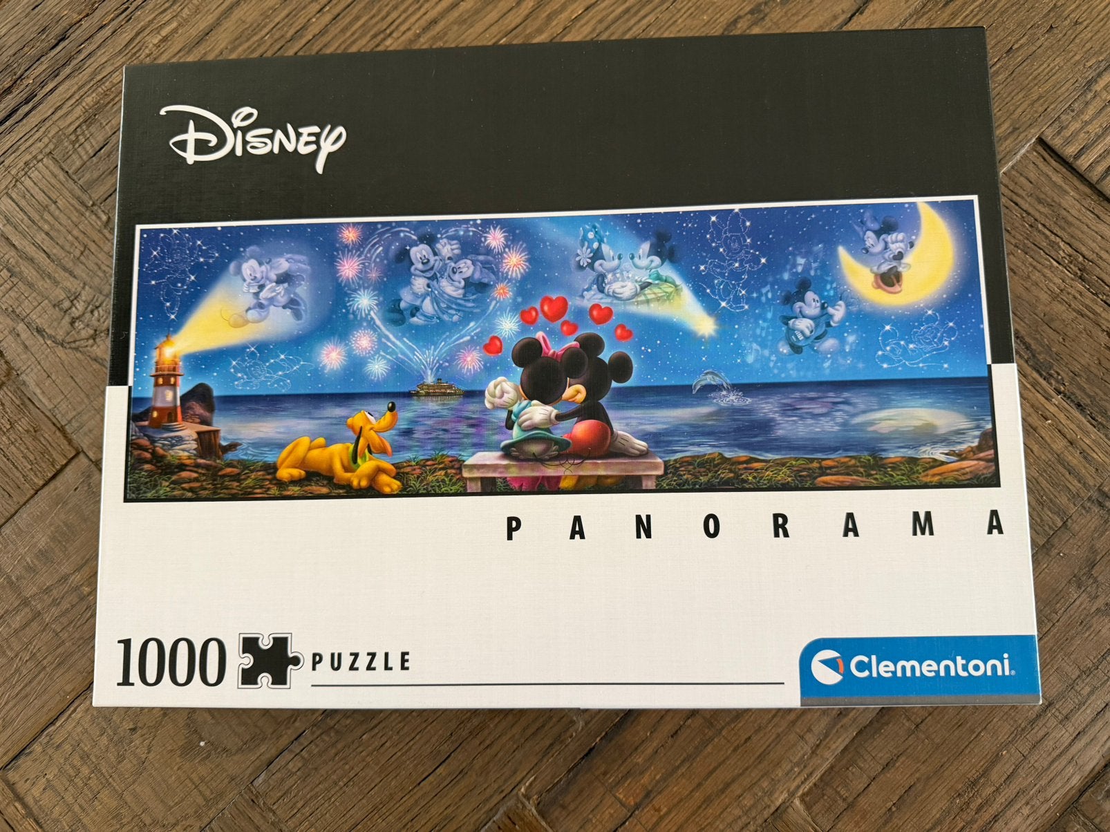 Disney panorama puzzel, Ophalen, 500 t/m 1500 stukjes, Zo goed als nieuw