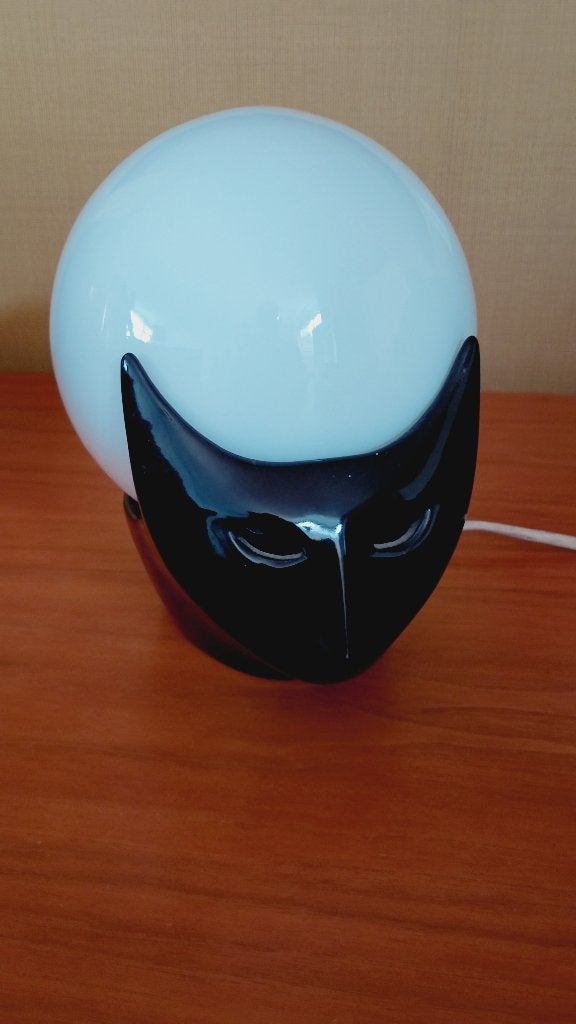 Vintage keramiek katten lamp jaren 70, Ophalen