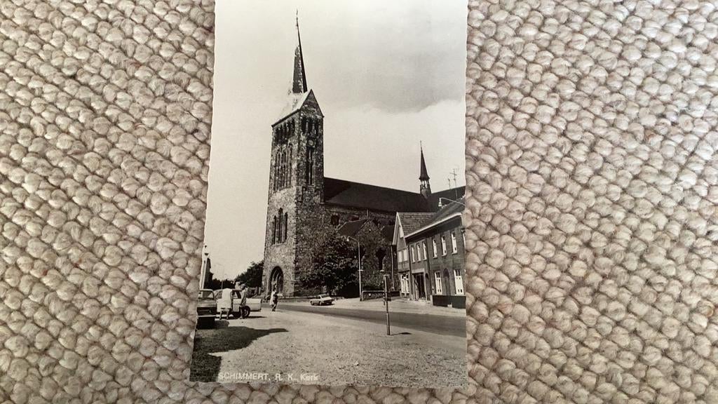Ansichtkaart Schimmert Rooms Katholieke Kerk. 914, Verzamelen, Ansichtkaarten | Nederland, Ophalen of Verzenden, 1940 tot 1960