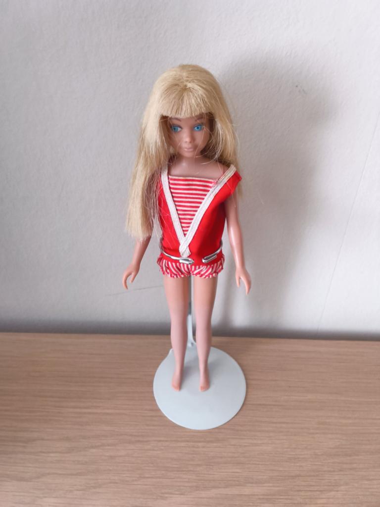 Barbie vintage Skipper straight legs., Ophalen of Verzenden, Zo goed als nieuw, Pop