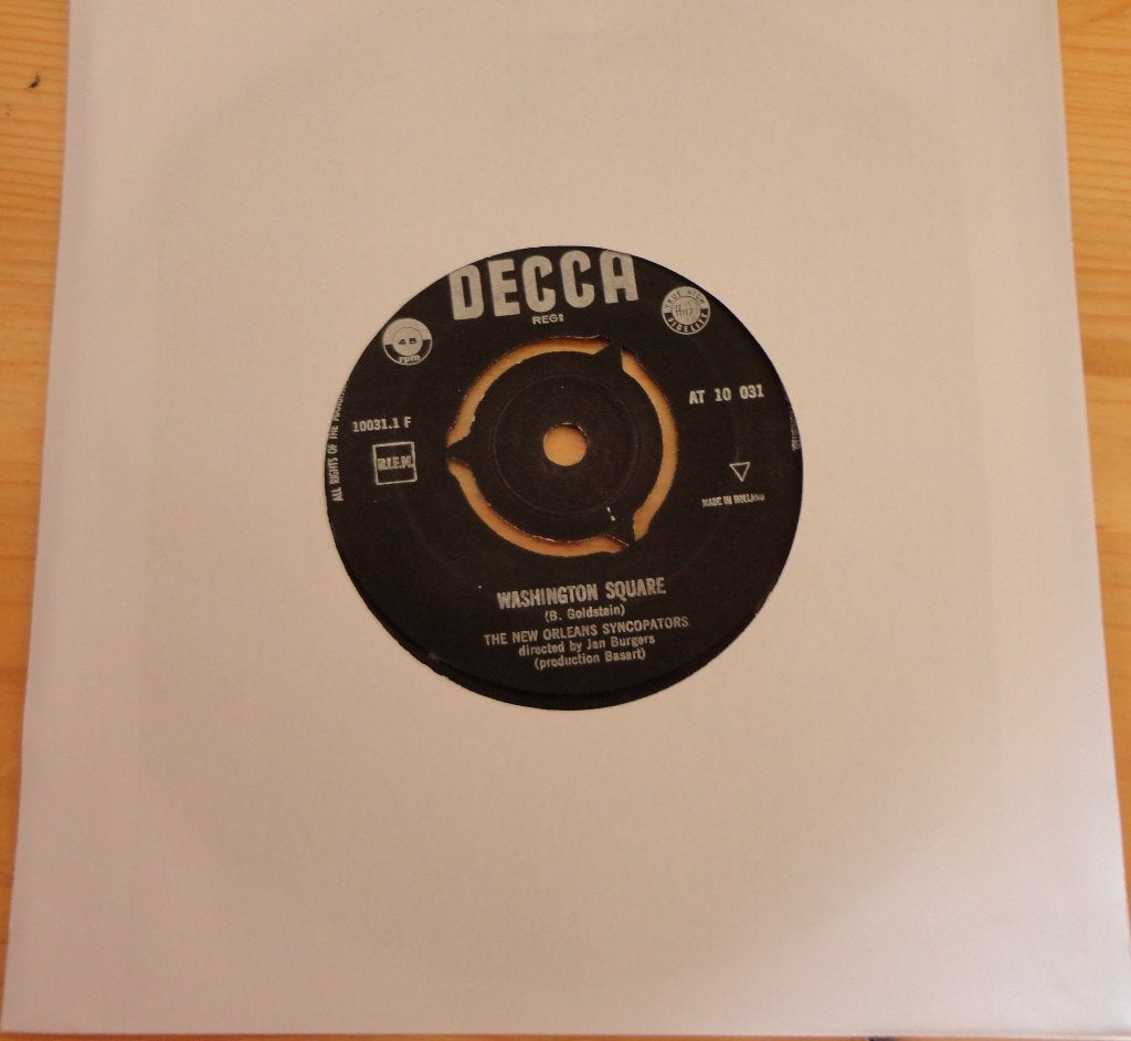 The New Orleans Syncopaters > Washinton Square, Ophalen of Verzenden, Gebruikt, 7 inch, Pop