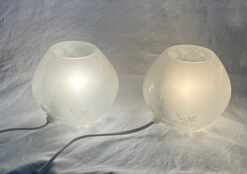IKEA KNUBBIG tafel | bedlamp, Vintage, Met schakelaar, Wit, IKEA
