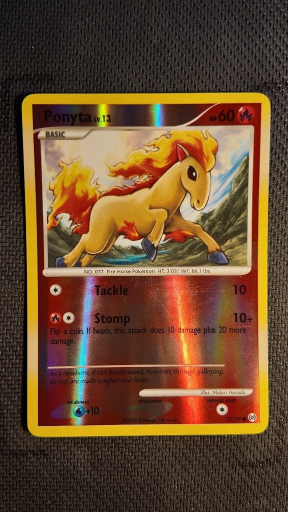 Ponyta 72 Arceus | Pokemon kaart, Ophalen, Losse kaart, Foil