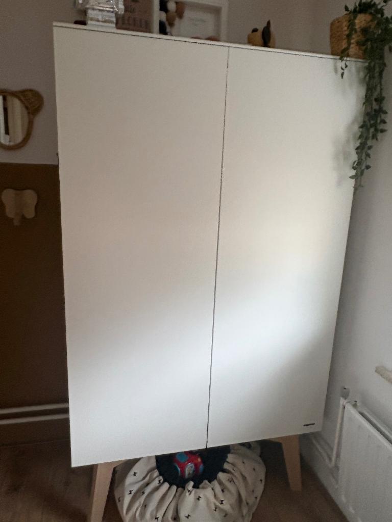 Kidsmill sixties kledingkast, Kinderen en Baby's, Kinderkamer | Commodes en Kasten, Ophalen, Kast, 50 tot 70 cm, 105 cm of meer