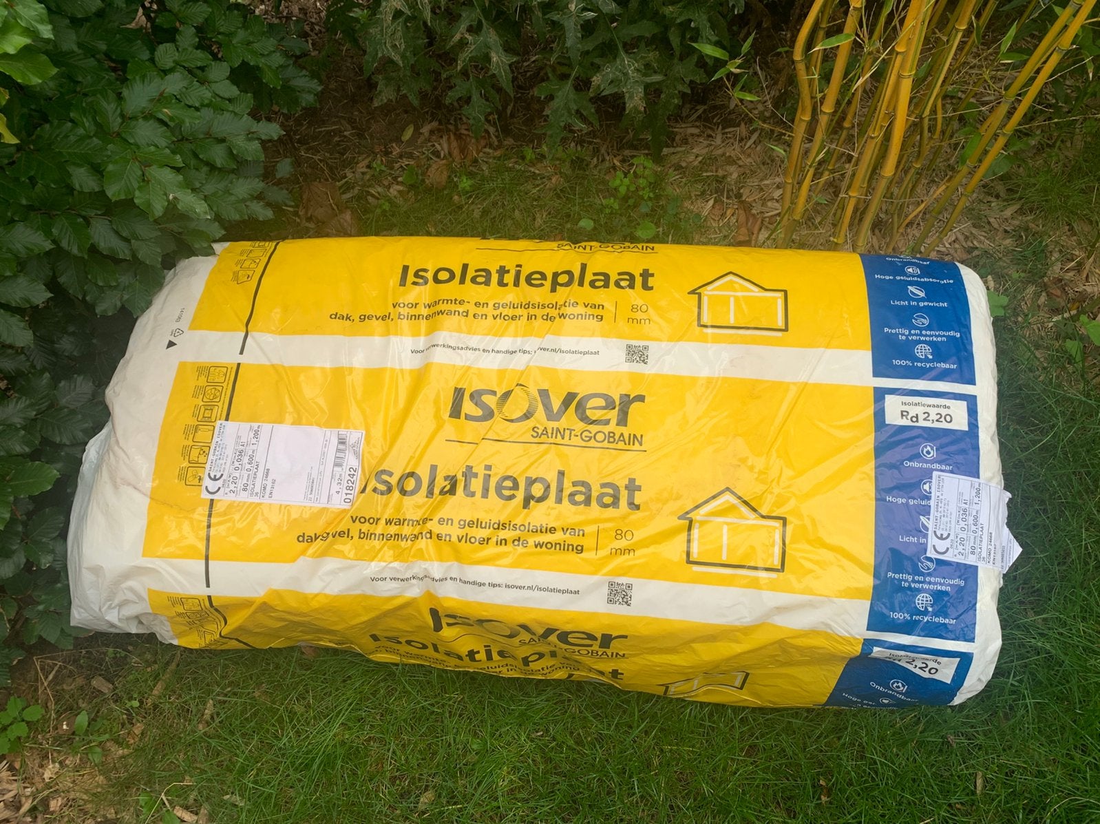 Isolatie 9 pakken, Ophalen, Vloerisolatie, Zo goed als nieuw, 15 m² of meer