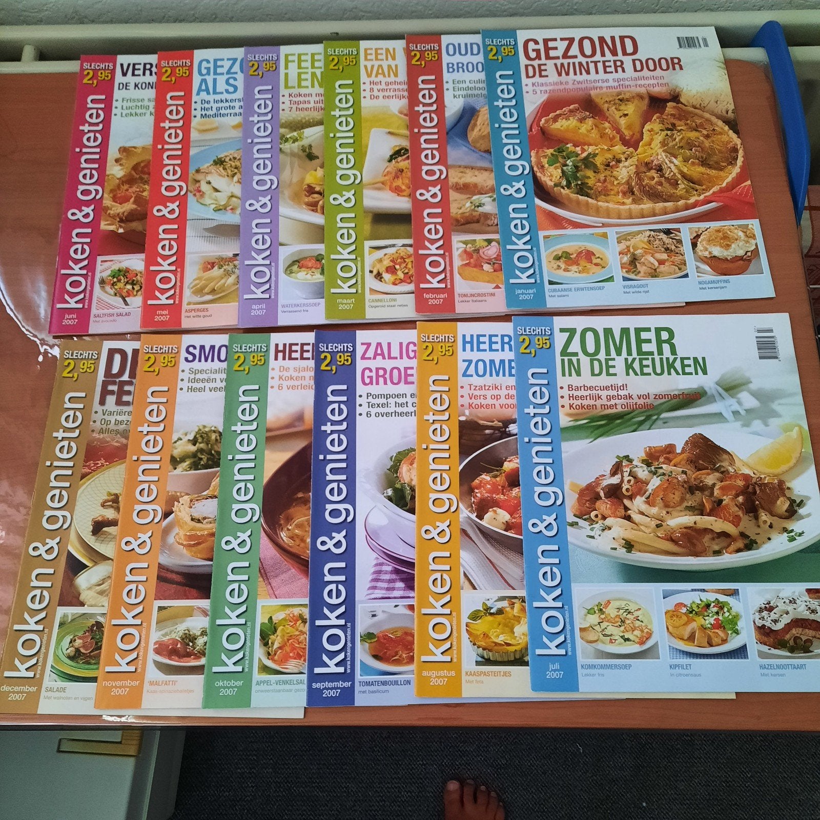 koken en genieten jaargang 2007 kookboeken cq kook tijdstrif, Boeken, Ophalen of Verzenden, Zo goed als nieuw