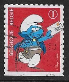 België 2008   Smurfen    3867, Postzegels en Munten, Verzenden, Gestempeld