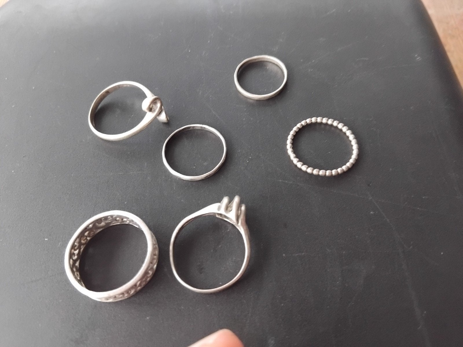 zilvere ringentjes, Ophalen of Verzenden