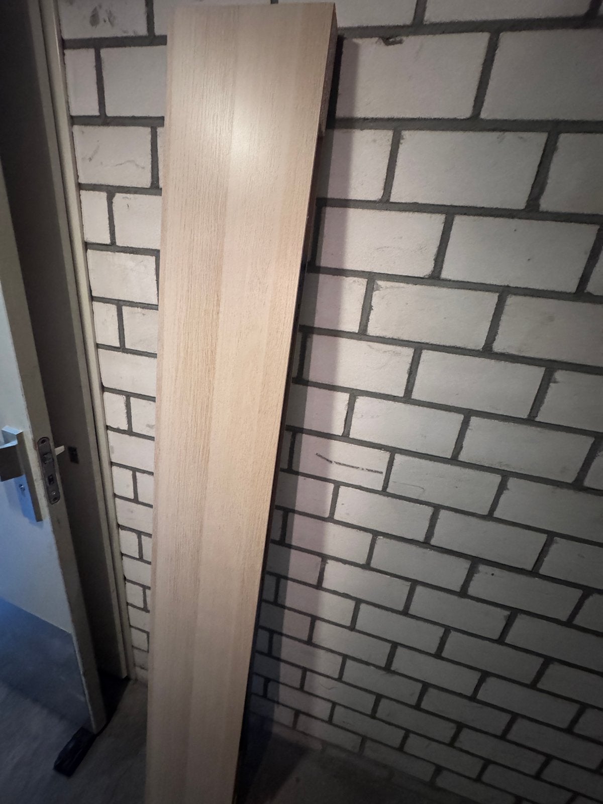 Ikea LACK wandplank wit gelazuurd eikeneffect 190x26 cm, Ophalen of Verzenden, Gebruikt