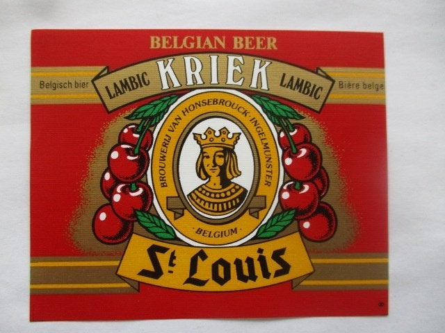 bieretiket Belgie 25-8 (H21) v honsebrouck, Ophalen of Verzenden, Nieuw, Overige typen, Overige merken