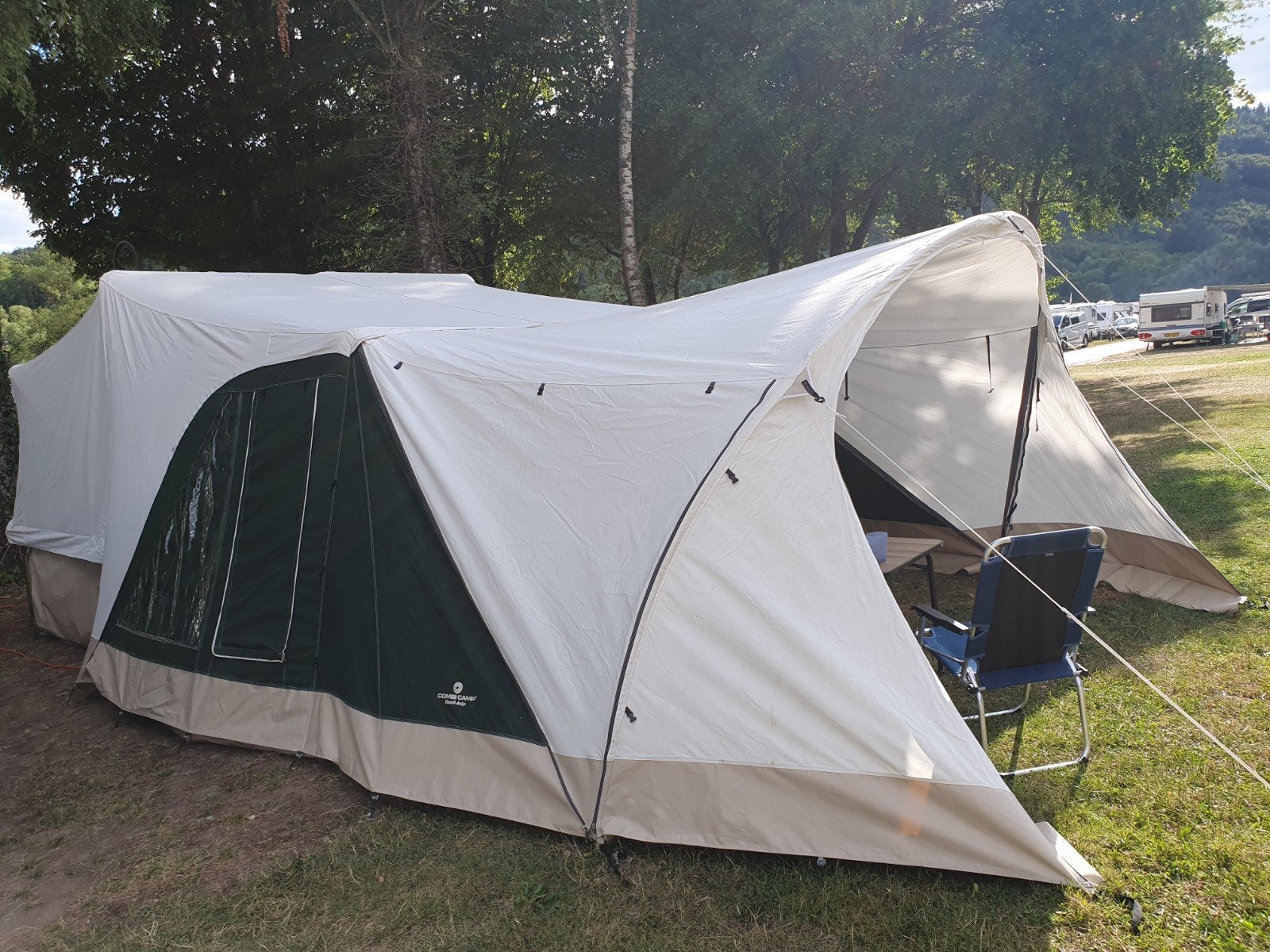 Combi Camp Flexi Comfort 2019 vouwwagen, Ophalen