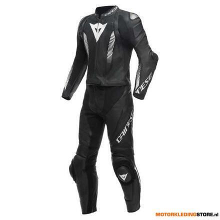 Dainese Laguna Seca 5 2PCS S/T Leather Suit, Zwart-Wit, Motoren, Kleding | Motorkleding, Ophalen of Verzenden, Nieuw met kaartje