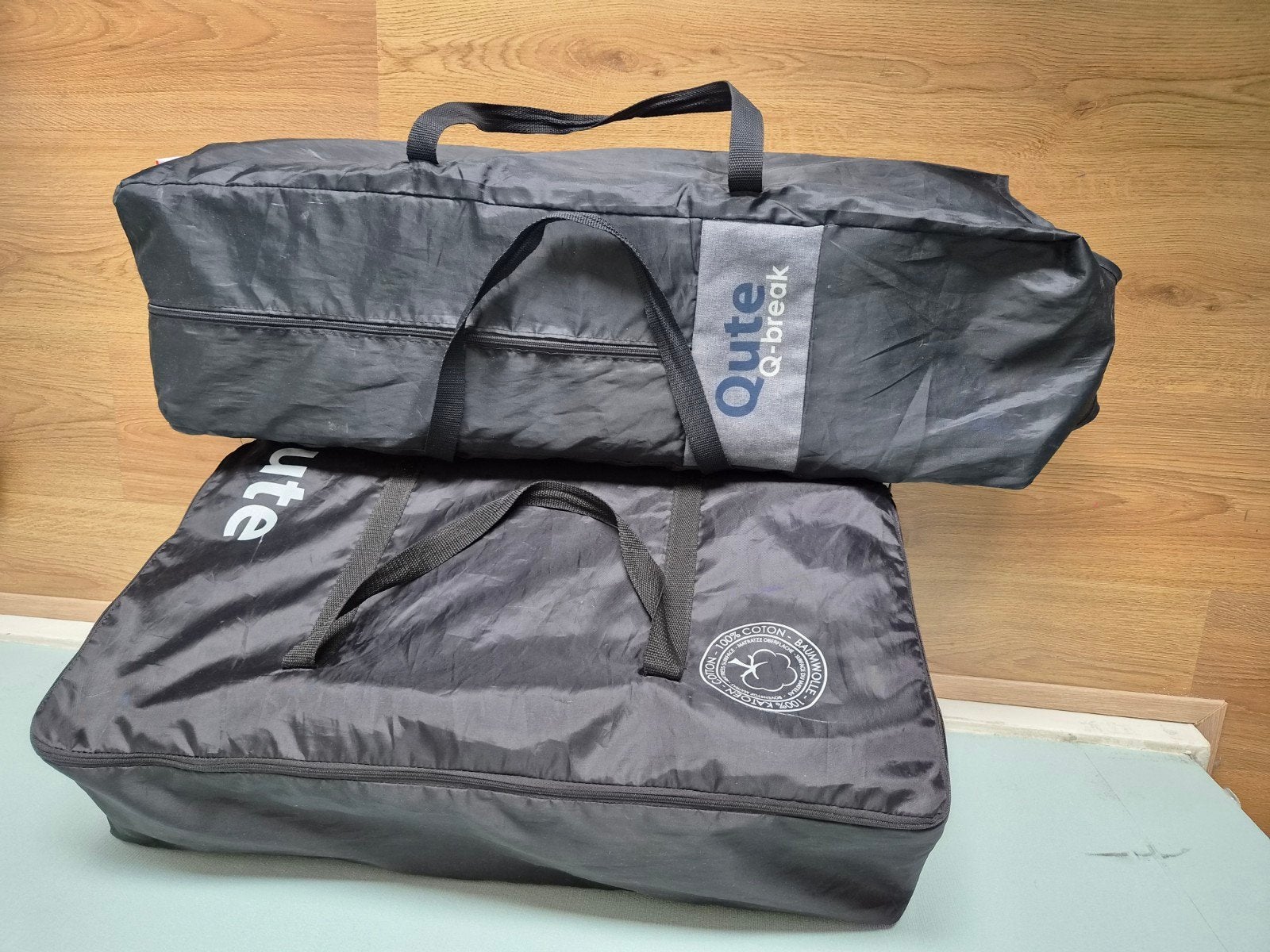 Qute Q-break Reisbedje met matras, Ophalen, Gebruikt, Reisbedje
