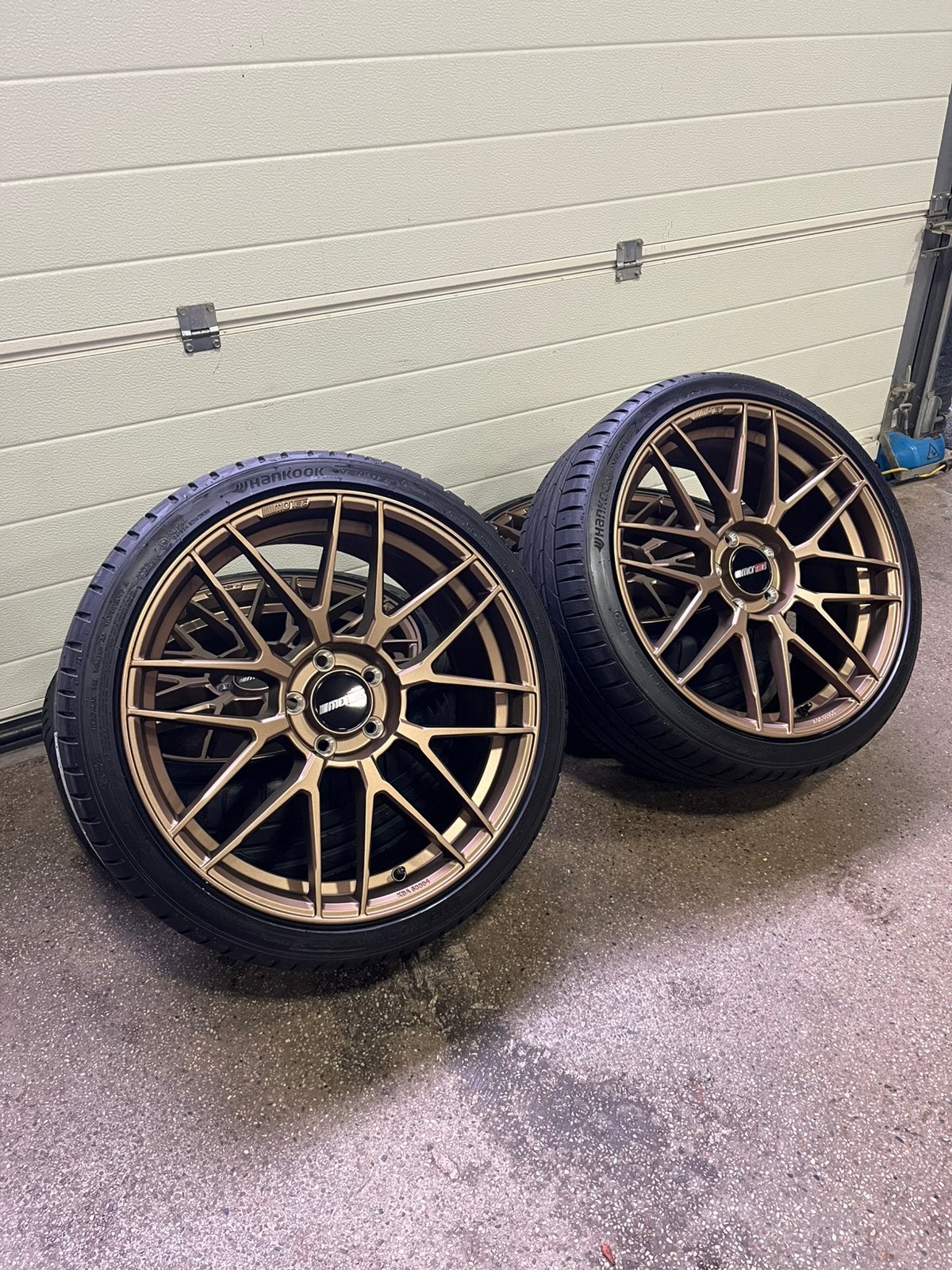 Motec MCR-3 19 inch 5x112 nieuw set 235/35R19 Hankook, Auto-onderdelen, Banden en Velgen, Banden en Velgen, Nieuw, 235 mm, Personenwagen