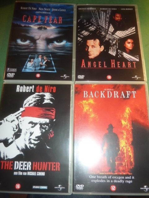 Robert de Niro Collection 4 dvd-box oa Angel heart Cape fear, Alle leeftijden, Verzenden, Zo goed als nieuw, Overige gebieden