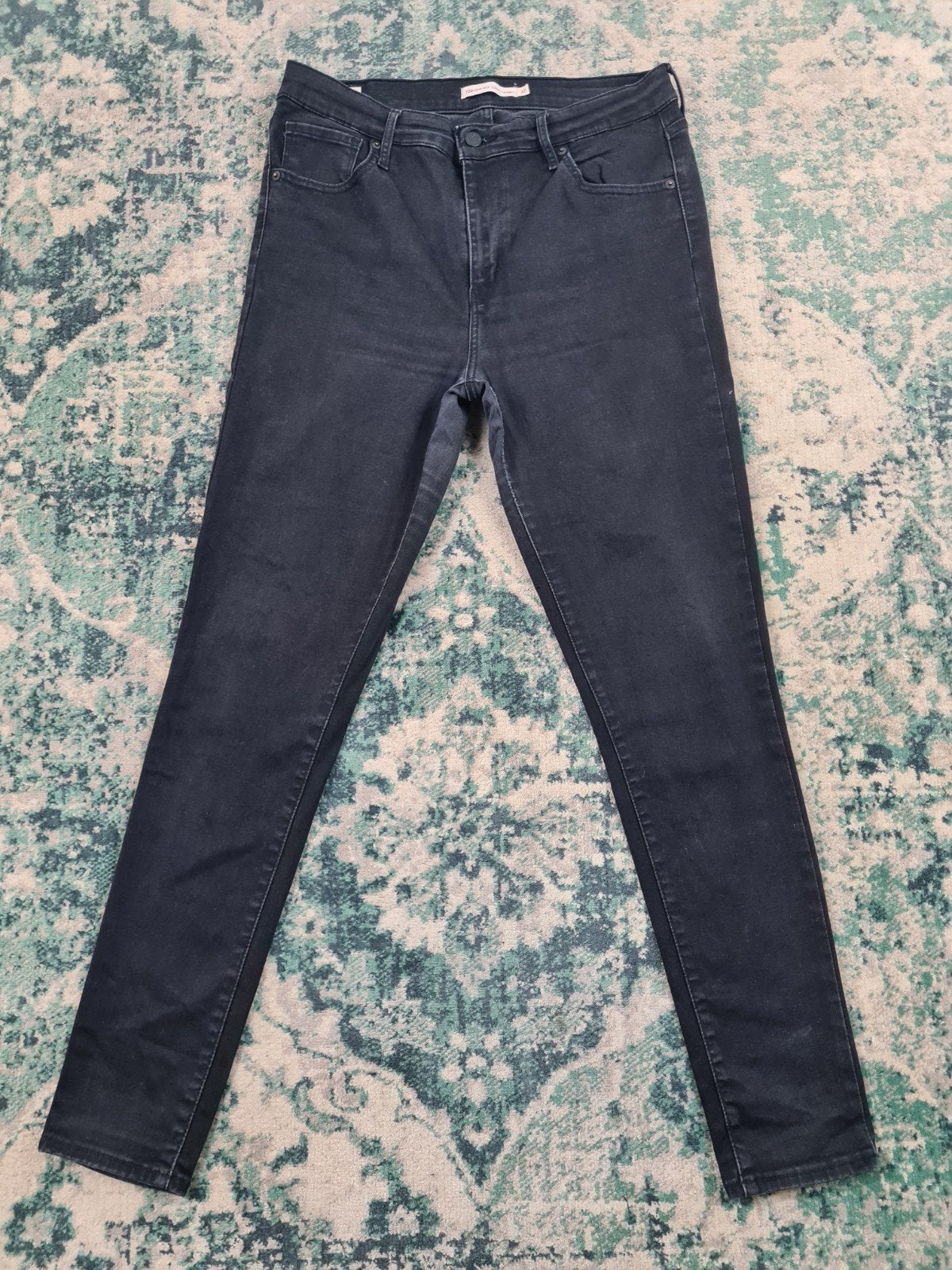 Levi's 720 highrise super skinny W32 L30 Dames Tulsi3230, Zwart, Ophalen of Verzenden, W30 - W32 (confectie 38/40), Gedragen