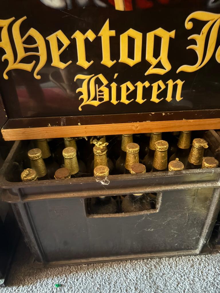 Volle krat hertog jan tripel uit 1986, Ophalen, Zo goed als nieuw, Flesje(s), Hertog Jan