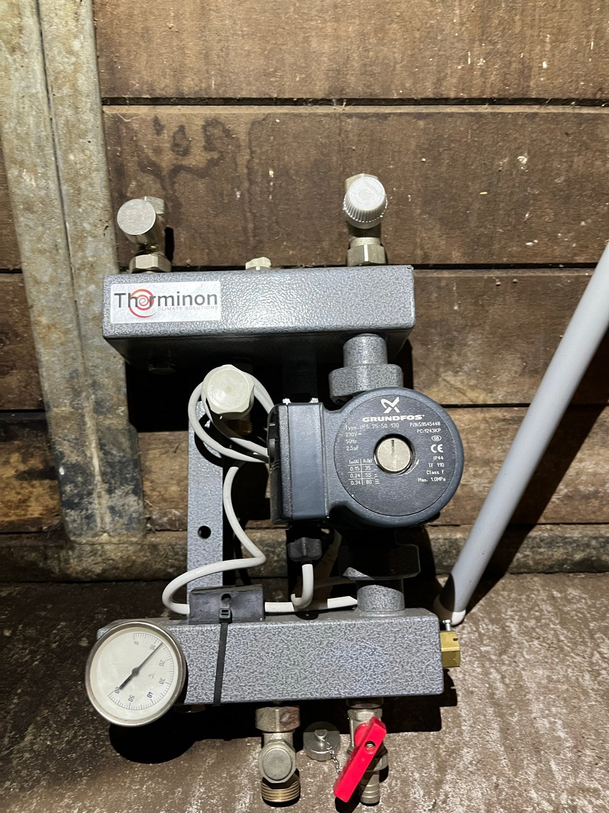Thorminon Grundfos UPS 25-50 130 circulatiepomp, Gebruikt, Minder dan 30 cm, Overige typen, Minder dan 60 cm