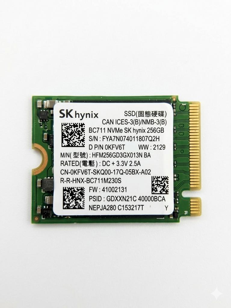 NVMe SSD 256GB opslag 2230, Computers en Software, Harde schijven, Zo goed als nieuw, Laptop, Overige aansluitingen, Verzenden