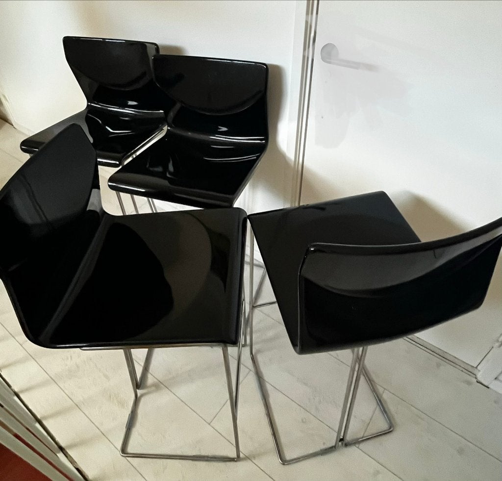4 barkrukken, Ophalen, 60 tot 90 cm, 4 krukken, Kunststof
